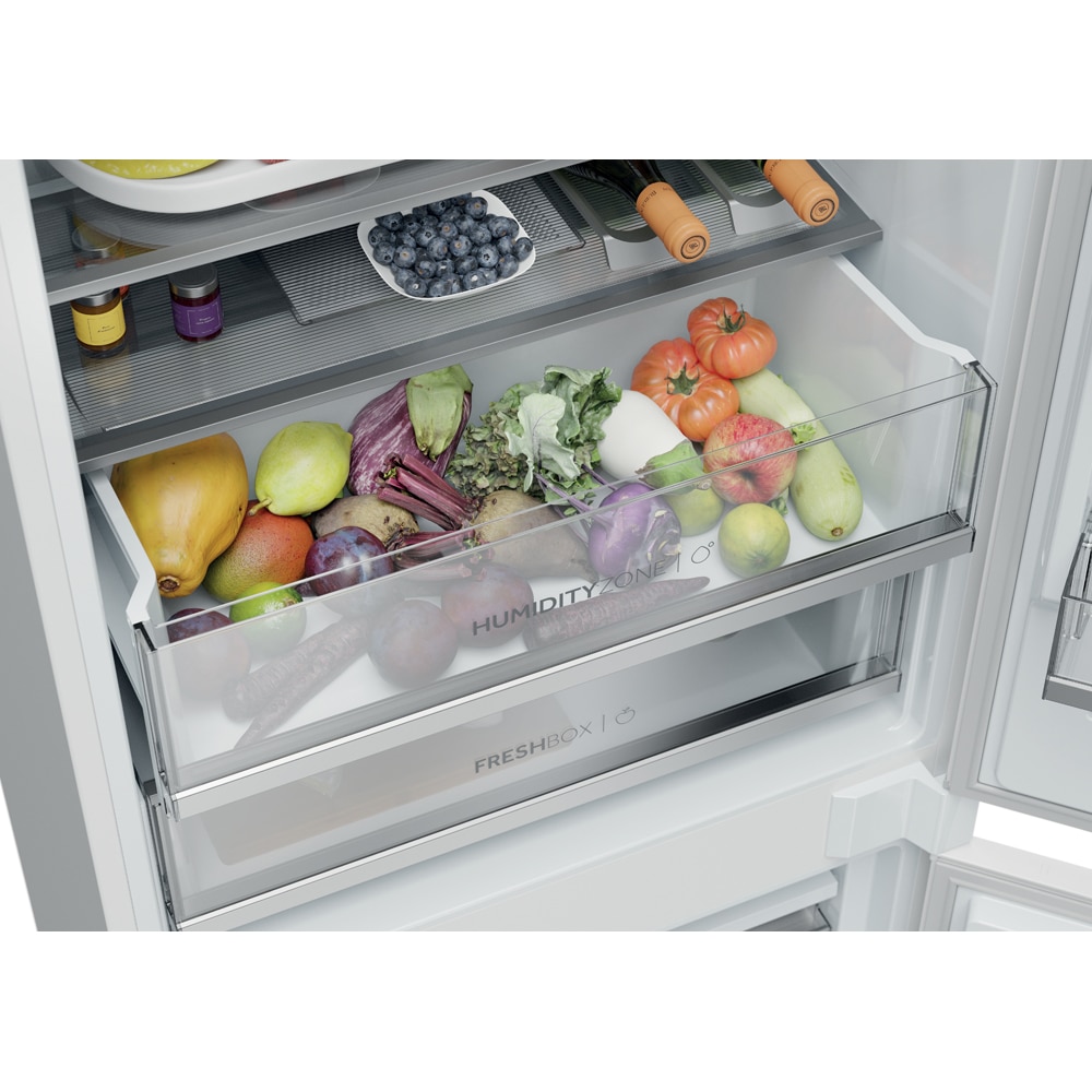 Combina frigorifica incorporabila HAIER HBQW5719E, Total No Frost, 382 l, H 193.5 cm, Clasa E, Wi-Fi