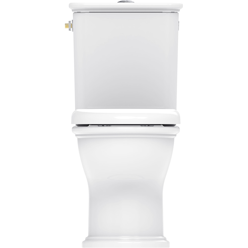 Set vas WC GOODHOME Endel HDC889PS889L, ceramica, evacuare orizontala, rezervor, capac duroplast, alb