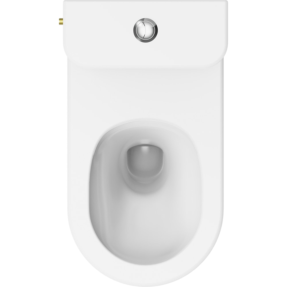 Set vas WC GOODHOME Endel HDC889PS889L, ceramica, evacuare orizontala, rezervor, capac duroplast, alb