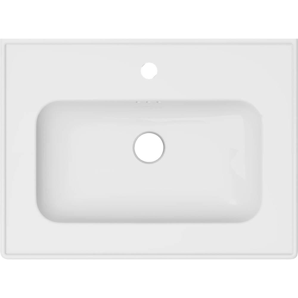 Lavoar incorporabil GoodHome Endell, ceramica, 63.4 x 47 cm, alb