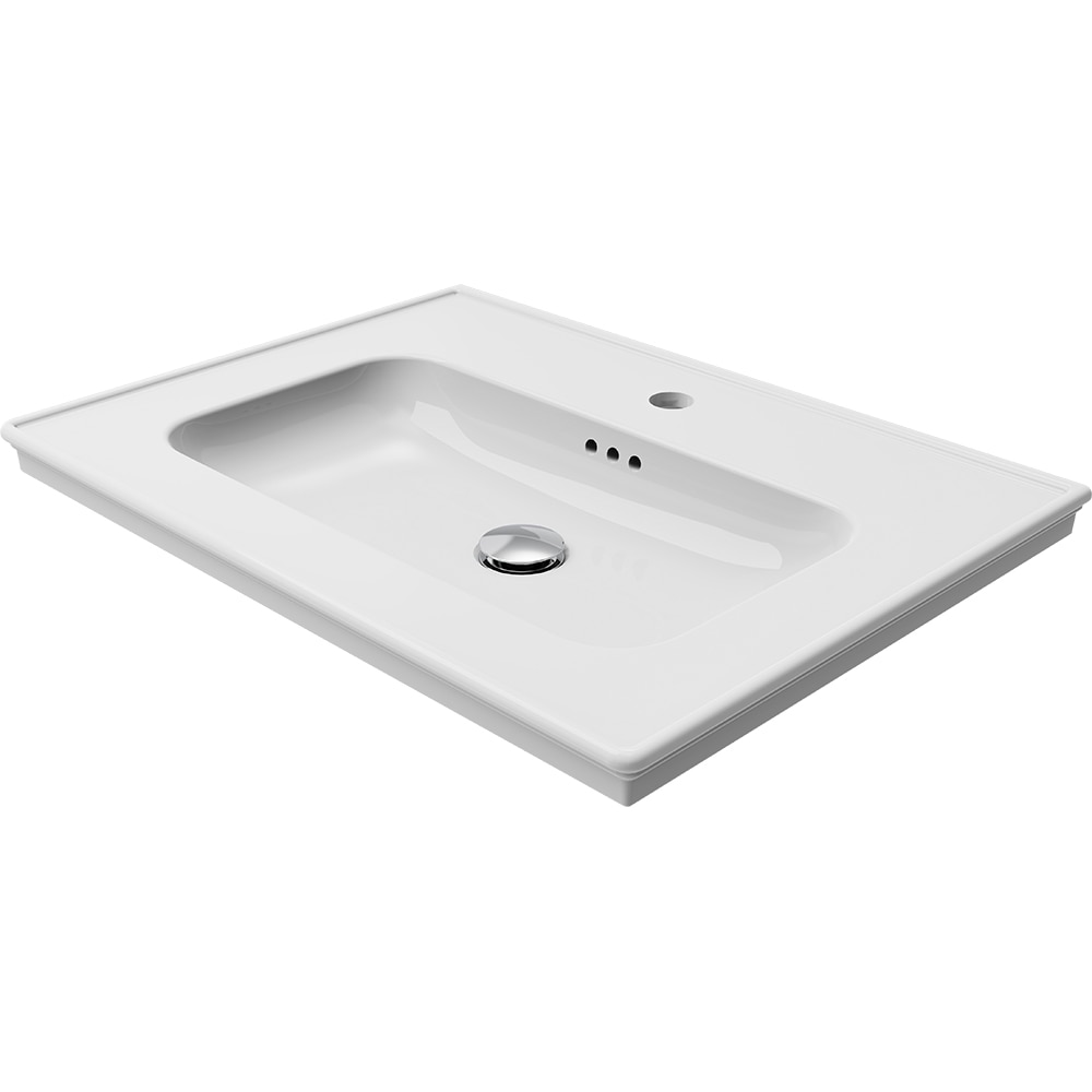 Lavoar incorporabil GoodHome Endell, ceramica, 63.4 x 47 cm, alb