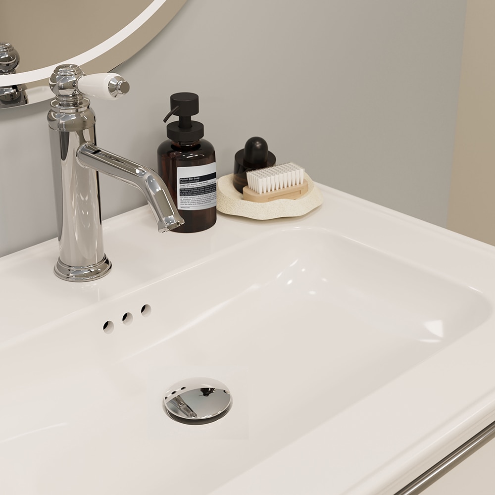 Lavoar incorporabil GoodHome Endell, ceramica, 63.4 x 47 cm, alb