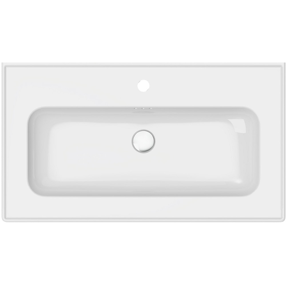 Lavoar incorporabil GoodHome Endell, ceramica, 83.4 x 47 cm, alb