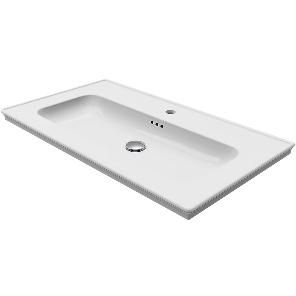 Lavoar incorporabil GoodHome Endell, ceramica, 83.4 x 47 cm, alb