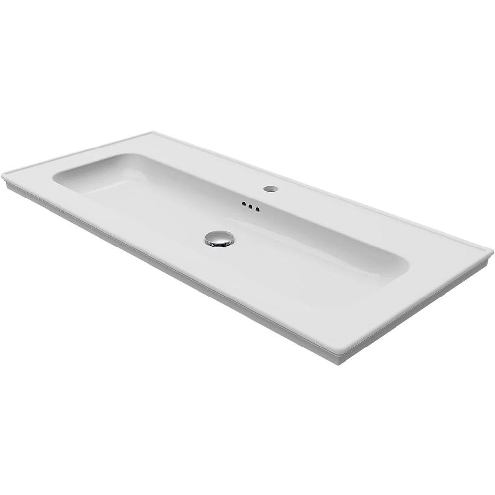Lavoar incorporabil GoodHome Endell, ceramica, 103.4 x 47 cm, alb