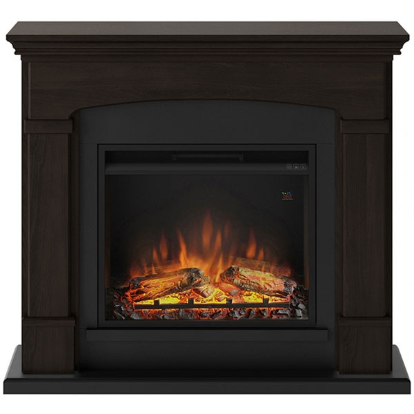 Semineu electric TAGU Helmi Espresso Wenge, 1500W, Focar 3D, Telecomanda, Wenge Espresso