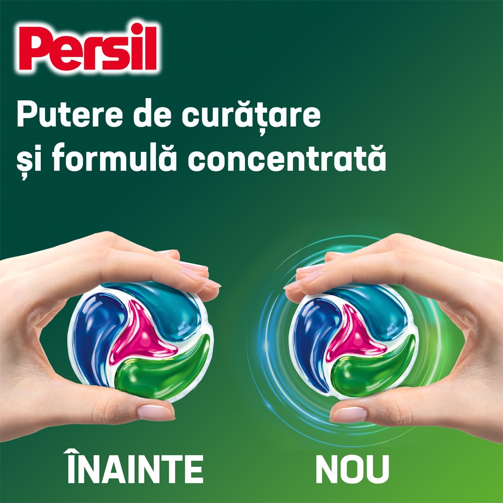 Detergent capsule PERSIL 4in1 Discs Color, 2 x 40 spalari