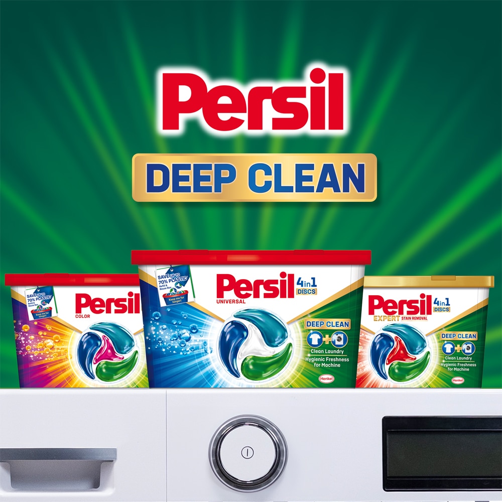 Detergent capsule PERSIL 4in1 Discs Universal, 60 spalari