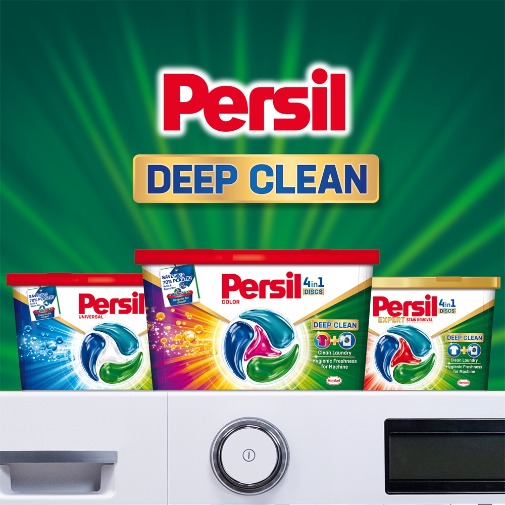 Detergent capsule PERSIL 4in1 Discs Color, 60 spalari