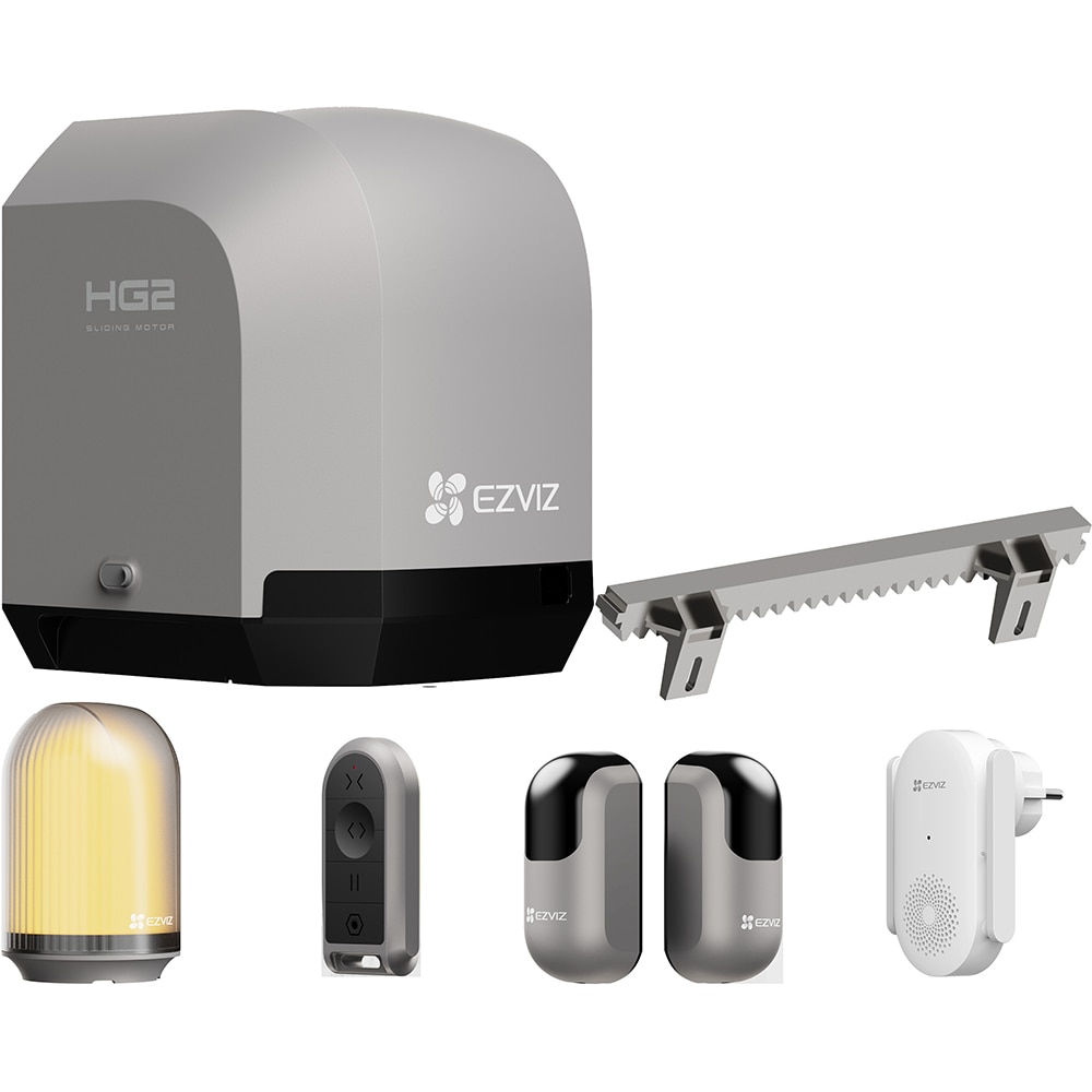 Kit automatizare porti EZVIZ HG2400, greutate maxima 400Kg, negru