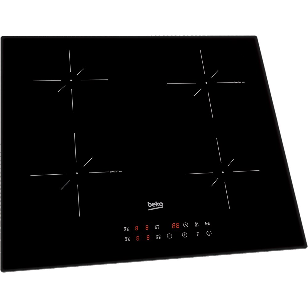 Plita incorporabila BEKO HII6442TBO, Inductie, 4 arzatoare, Touch Control, negru
