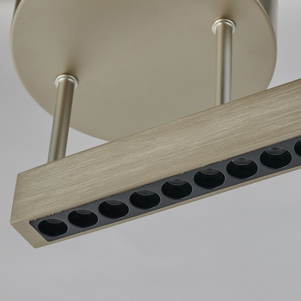 Plafoniera LED KLAUSEN Himera, 48W, 4000K, IP20, argintiu