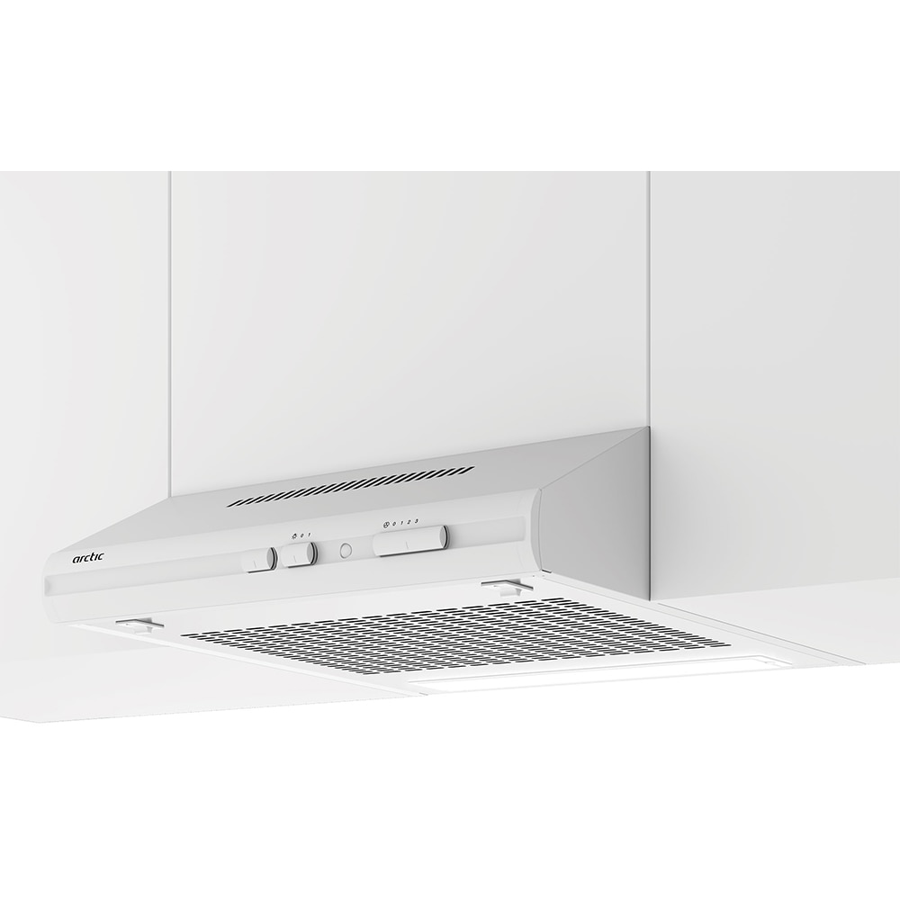 Hota traditionala ARCTIC AH62, 2 motoare, 365m3/h, L 60 cm, alb