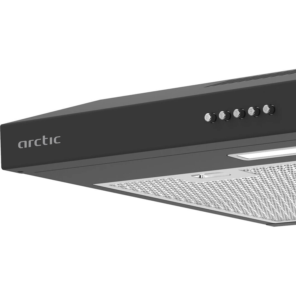 Hota traditionala ARCTIC AHS6122B, 1 motor, 201 m3/h, L 60 cm, negru