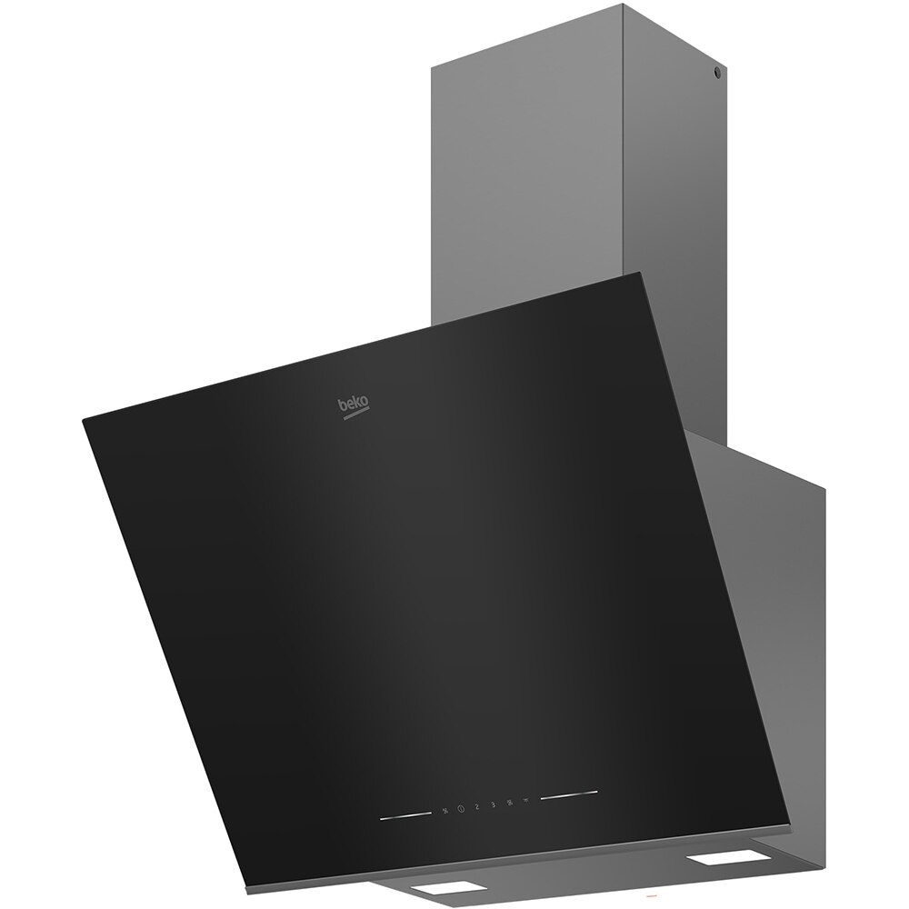 Hota decorativa BEKO BHCA66641BBHS, 1 motor, 720 m3/h, L 60 cm, negru