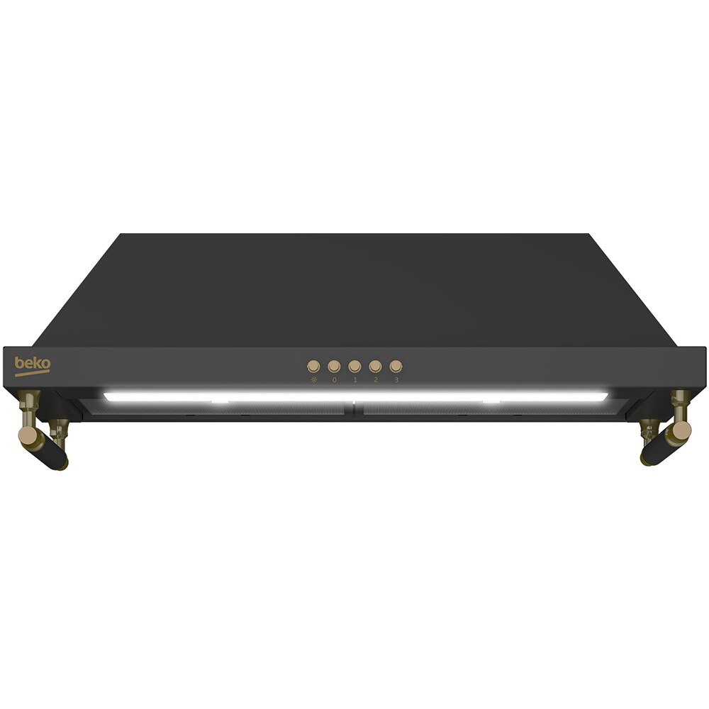 Hota decorativa BEKO BHCP65422BBH, 1 motor, 415 m3/h, L 60 cm, antracit