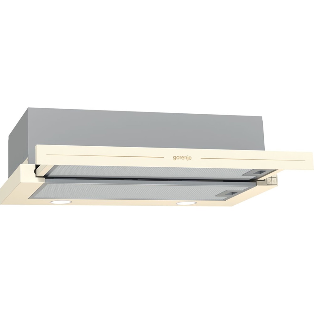 Hota incorporabila telescopica GORENJE BHP62CLI, 1 motor, 435 m3/h, L 60 cm, bej