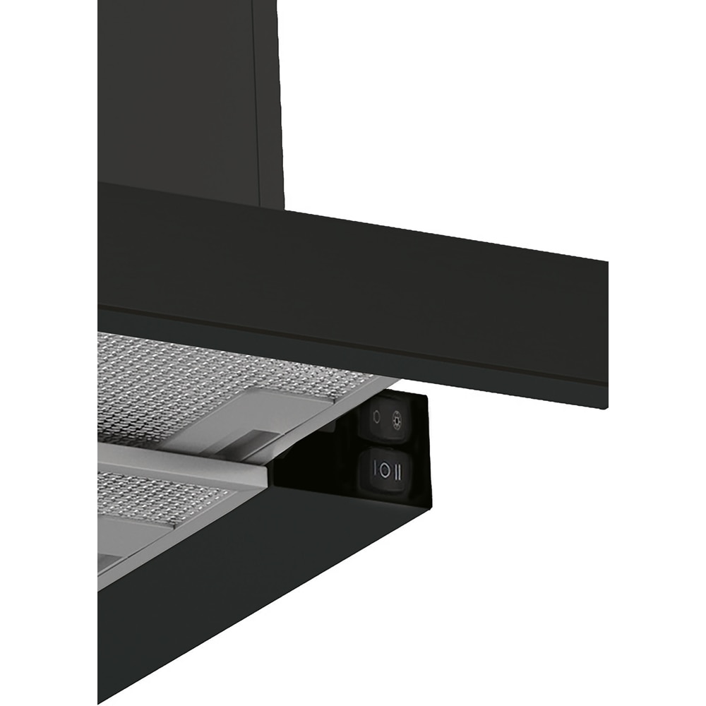 Hota incorporabila telescopica CANDY CBT60RBG, 1 motor, 402 m3/h, L 60 cm, negru