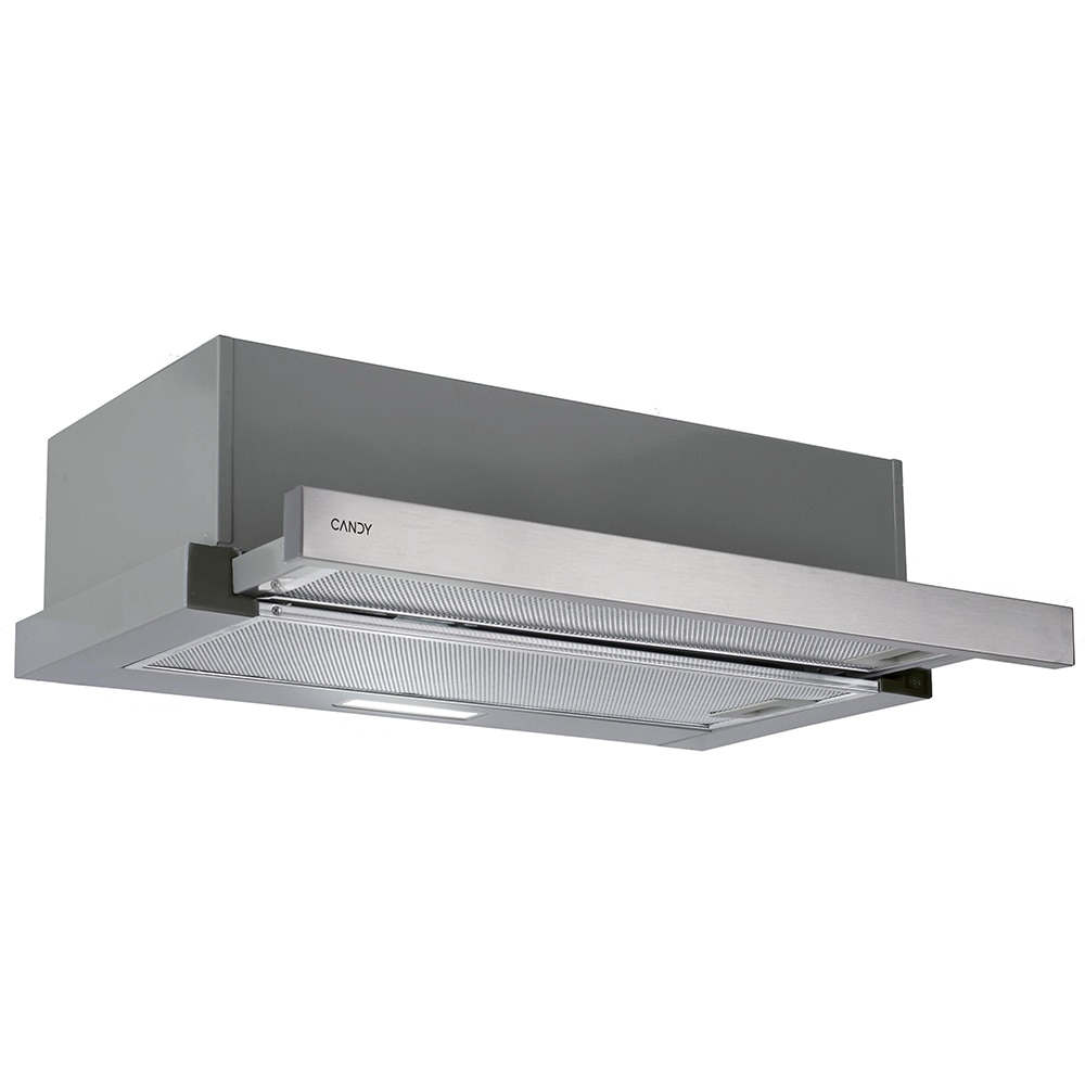 Hota incorporabila telescopica CANDY CBT625/2X/1, 1 motor, 332 m3/h, L 60 cm, inox