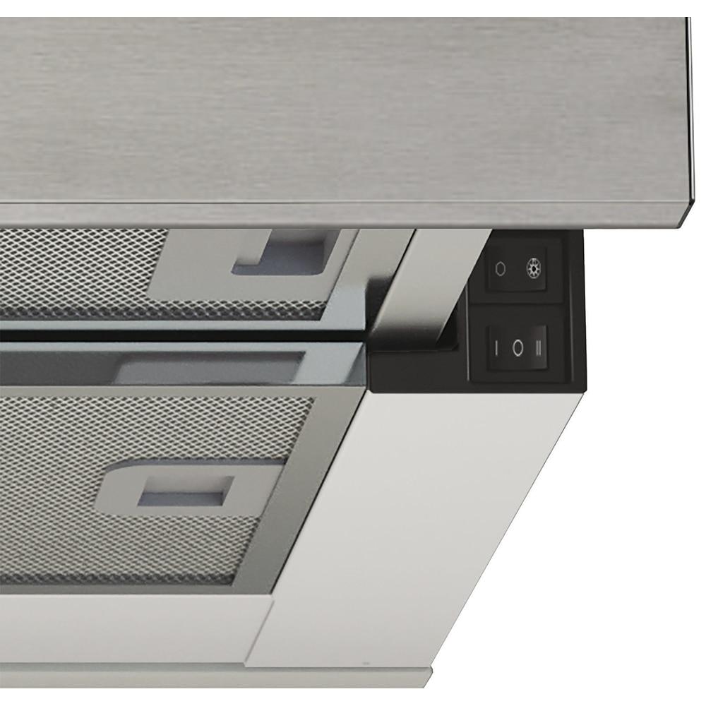 Hota incorporabila telescopica CANDY CBT625/2X/1, 1 motor, 332 m3/h, L 60 cm, inox