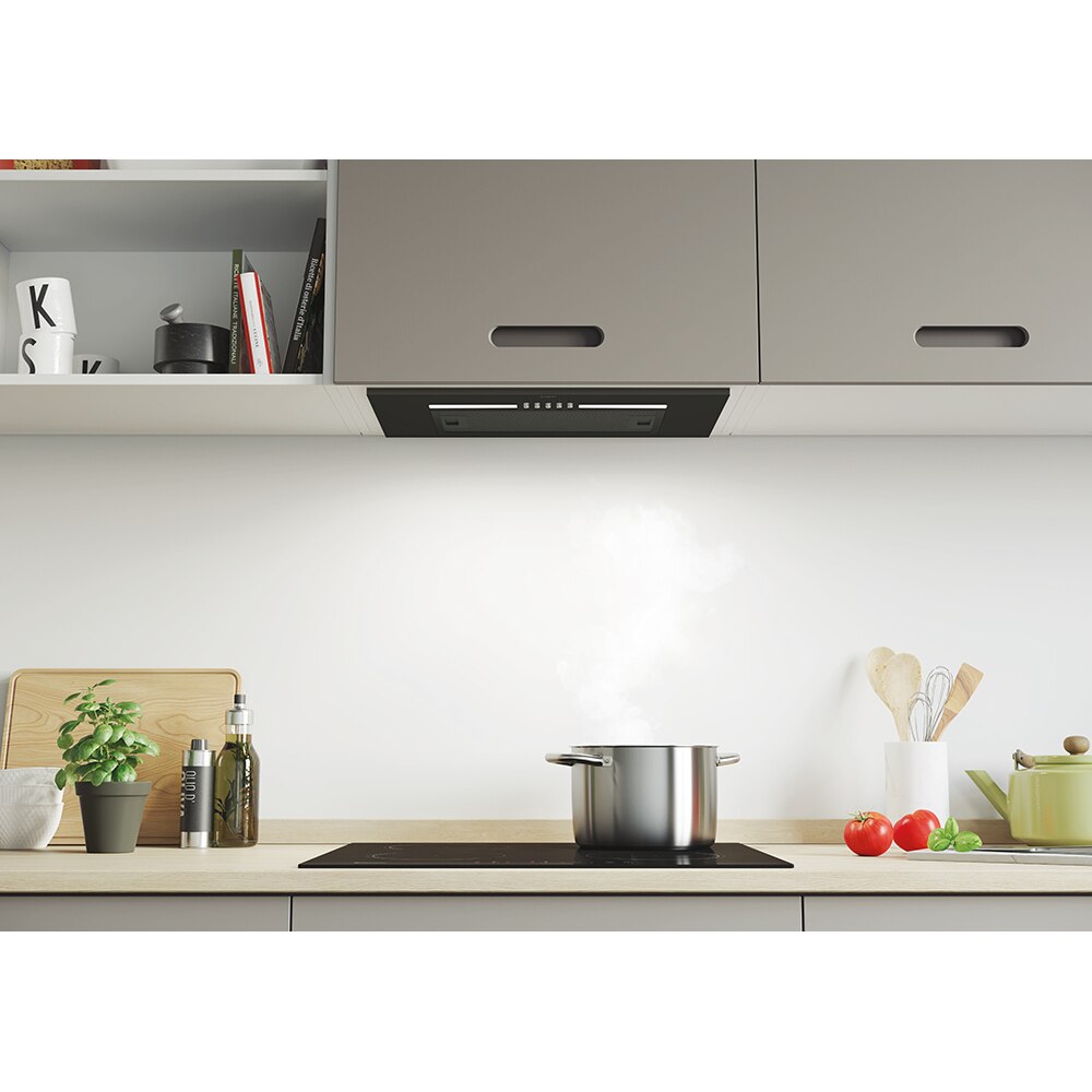 Hota incorporabila CANDY CPY5MBG, 1 motor, 298 m3/h, L 52 cm, negru
