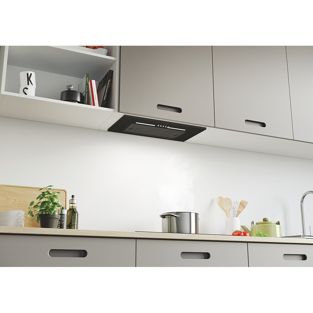Hota incorporabila CANDY CPY5MBG, 1 motor, 298 m3/h, L 52 cm, negru