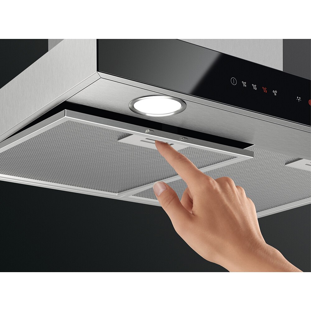 Hota decorativa AEG DBE5660HB, 1 motor, 615 m3/h, L60 cm, inox