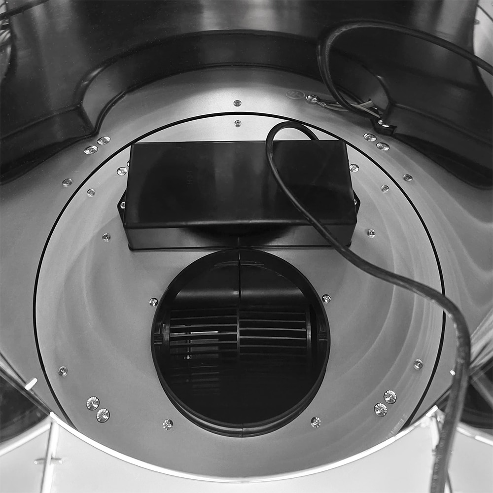 Hota decorativa TURBIONAIRE Dot 35 WS, 1 motor, 650 m3/h, L 38 cm, inox