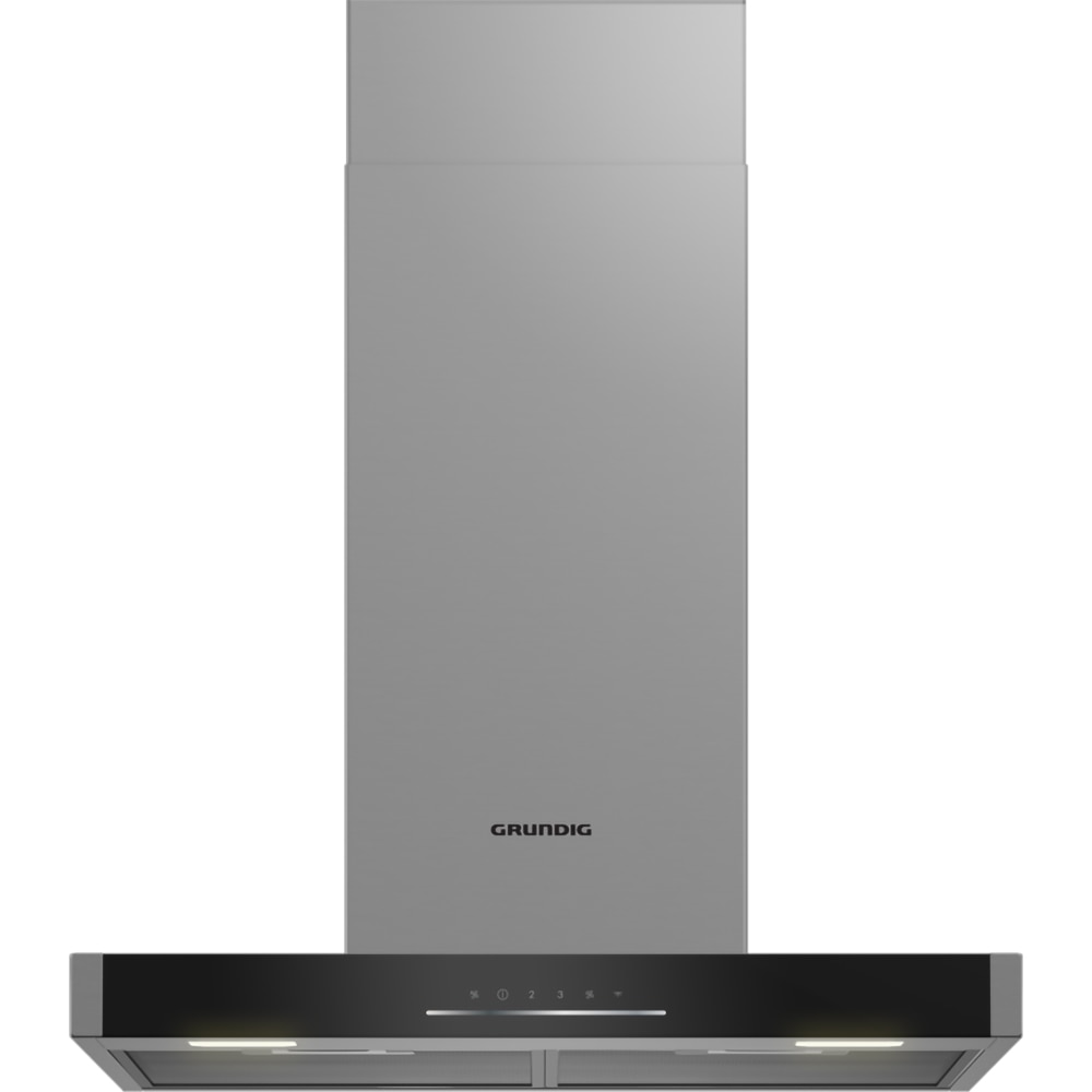 Hota decorativa GRUNDIG GDKP2464BBSC, 1 motor, 700 m3/h, L 60 cm, negru-inox