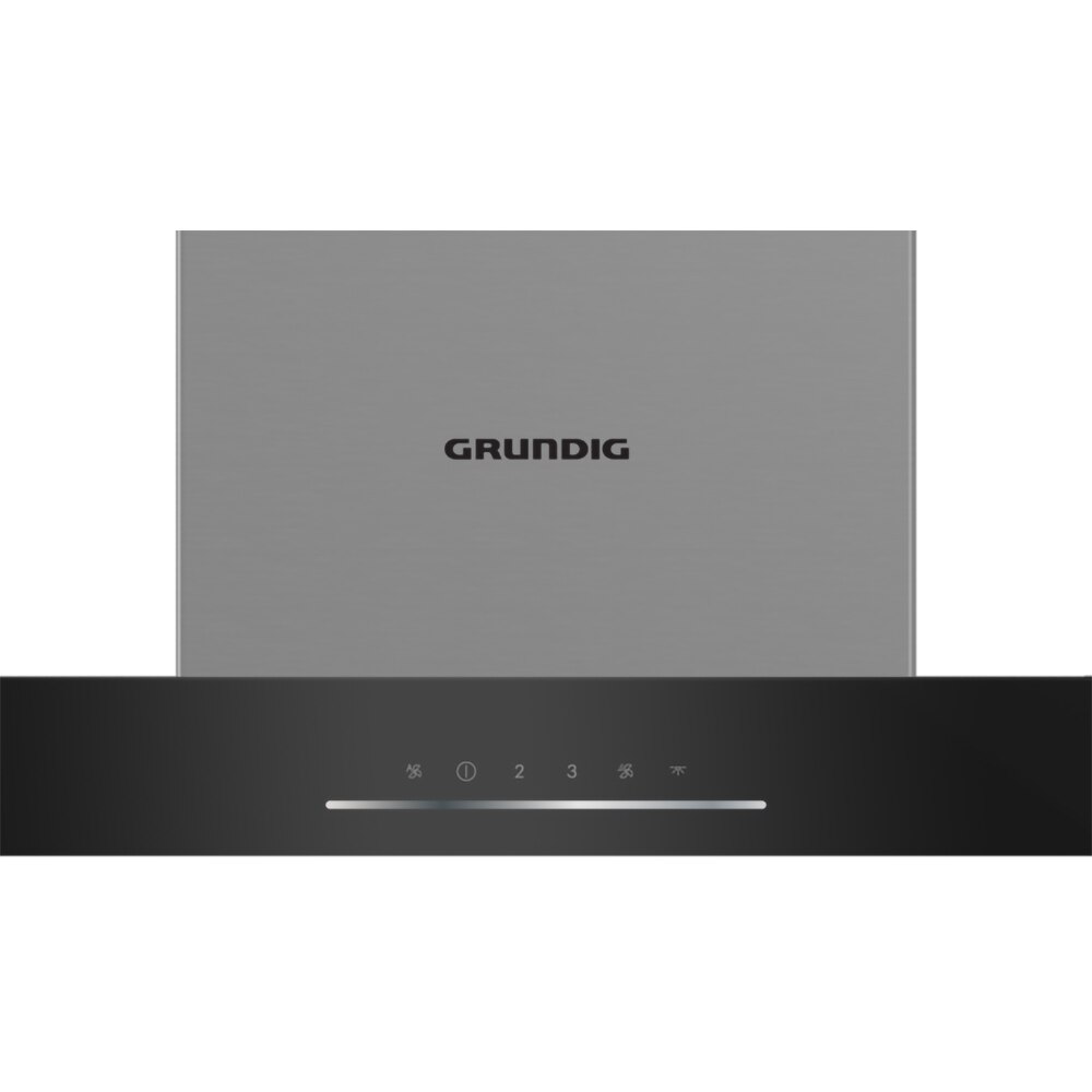 Hota decorativa GRUNDIG GDKP2464BBSC, 1 motor, 700 m3/h, L 60 cm, negru-inox