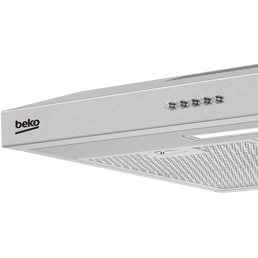 Hota traditionala BEKO HNS61222NAX, 1 motor, 201 m3/h, L 60 cm, inox