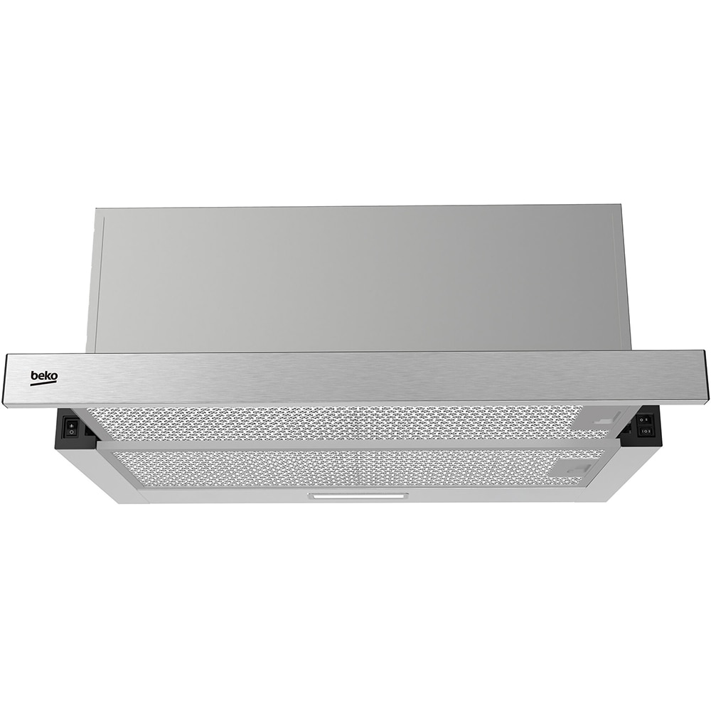 Hota incorporabila telescopica BEKO HNT61520XH, 1 motor, 574 m3/h, L 60 cm, inox