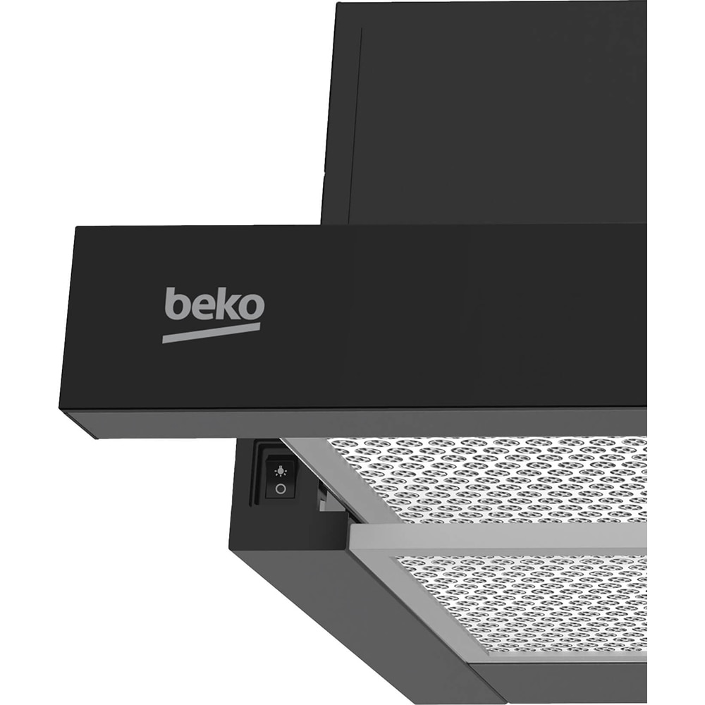 Hota incorporabila telescopica BEKO HNT63322BH, 1 motor, 320 m3/h, L 60 cm, negru