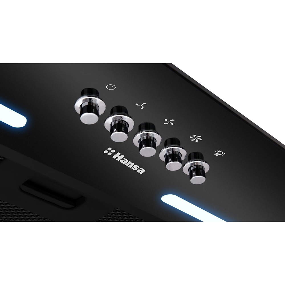 Hota incorporabila HANSA OMP6251BGH, 1 motor, 389 m3/h, L 55 cm, negru