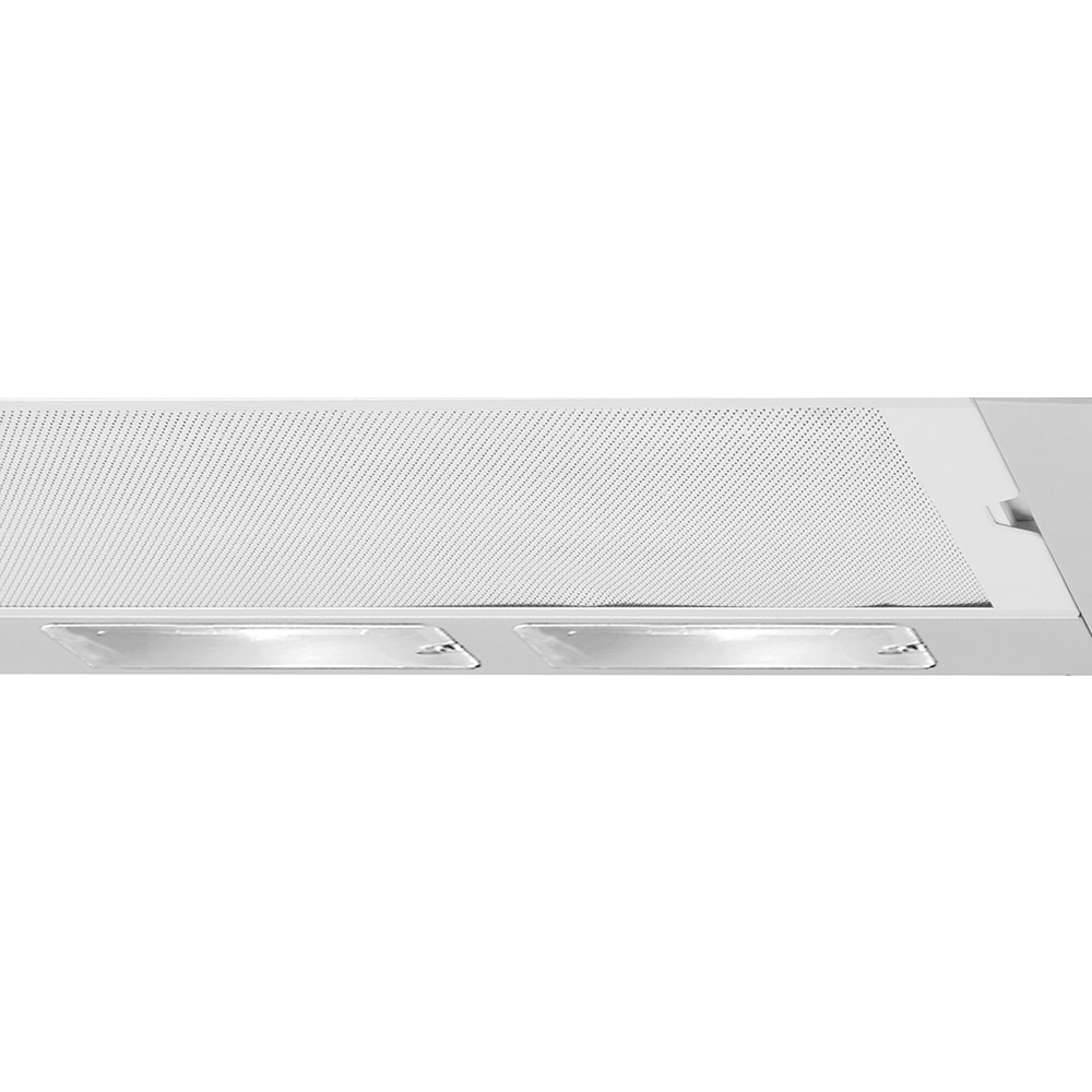 Hota incorporabila telescopica HANSA OTS6251IH, 2 motoare, 429 m3/h, L 60 cm, argintiu