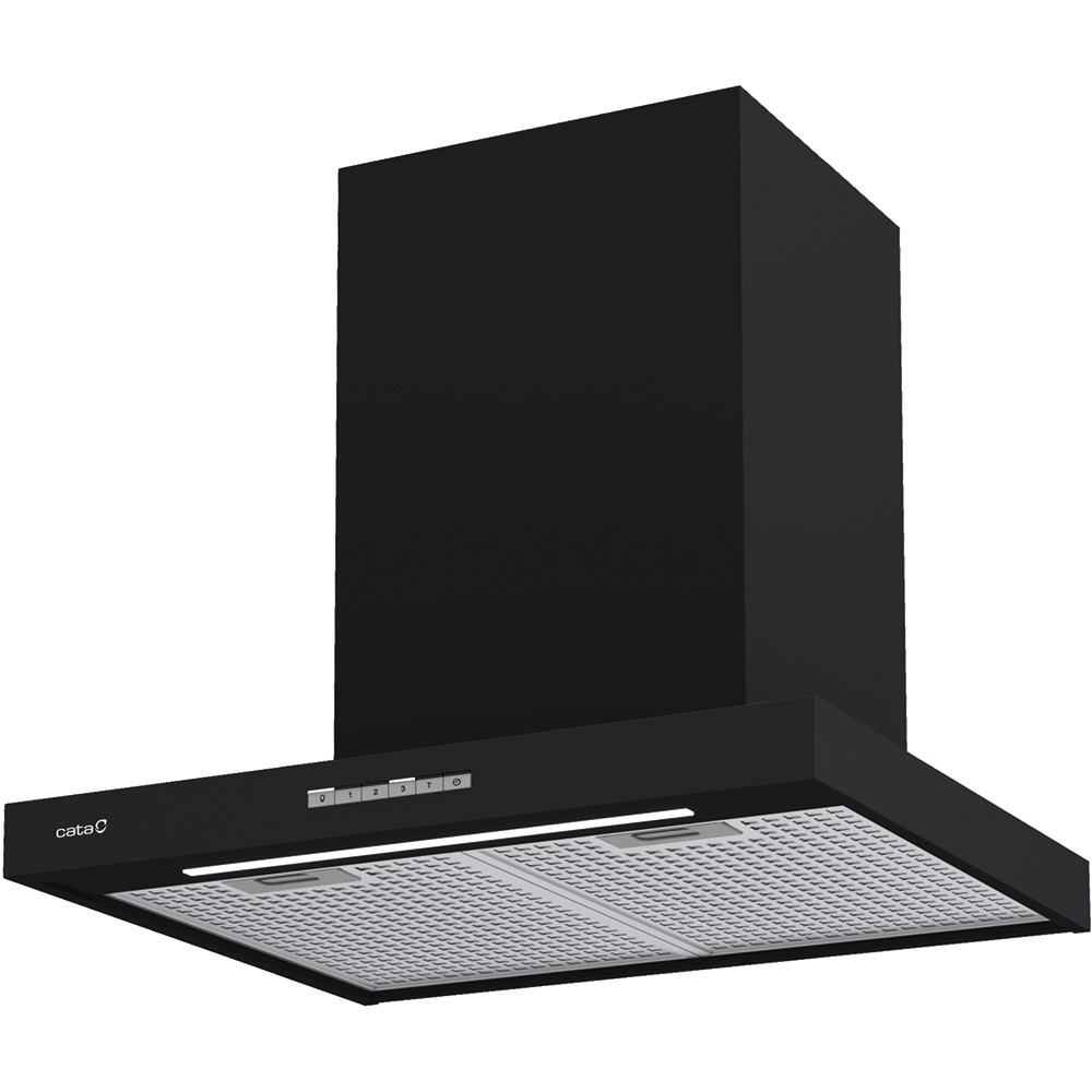 Hota decorativa CATA SYGMA 6010 BK, 1 motor, 802 m3/h, L 60 cm, negru