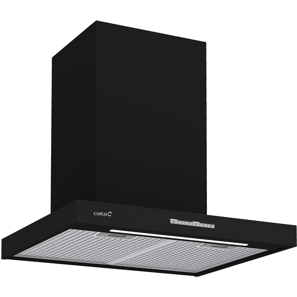 Hota decorativa CATA SYGMA 6010 BK, 1 motor, 802 m3/h, L 60 cm, negru