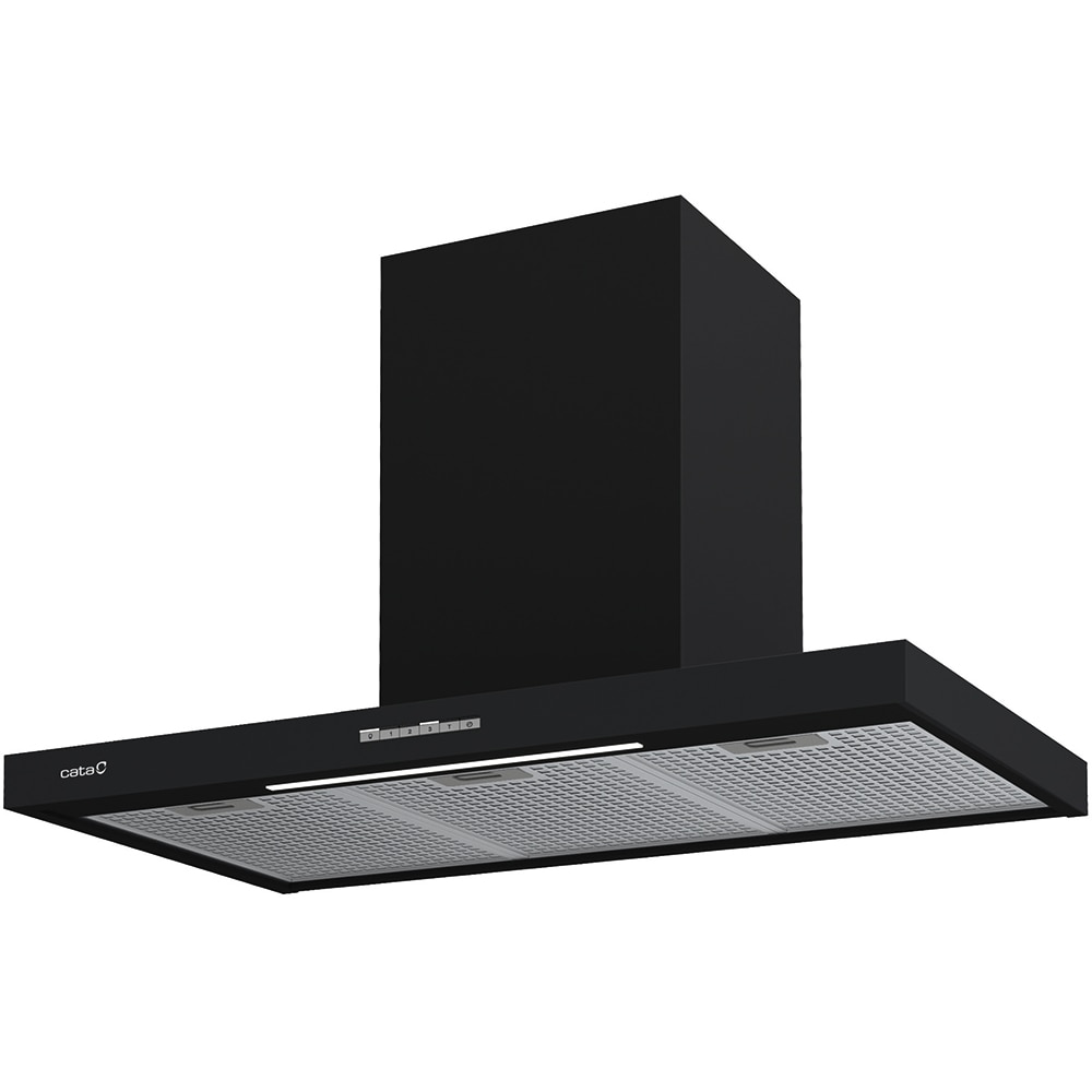 Hota decorativa CATA SYGMA 9010 BK, 1 motor, 802 m3/h, L 90 cm, negru