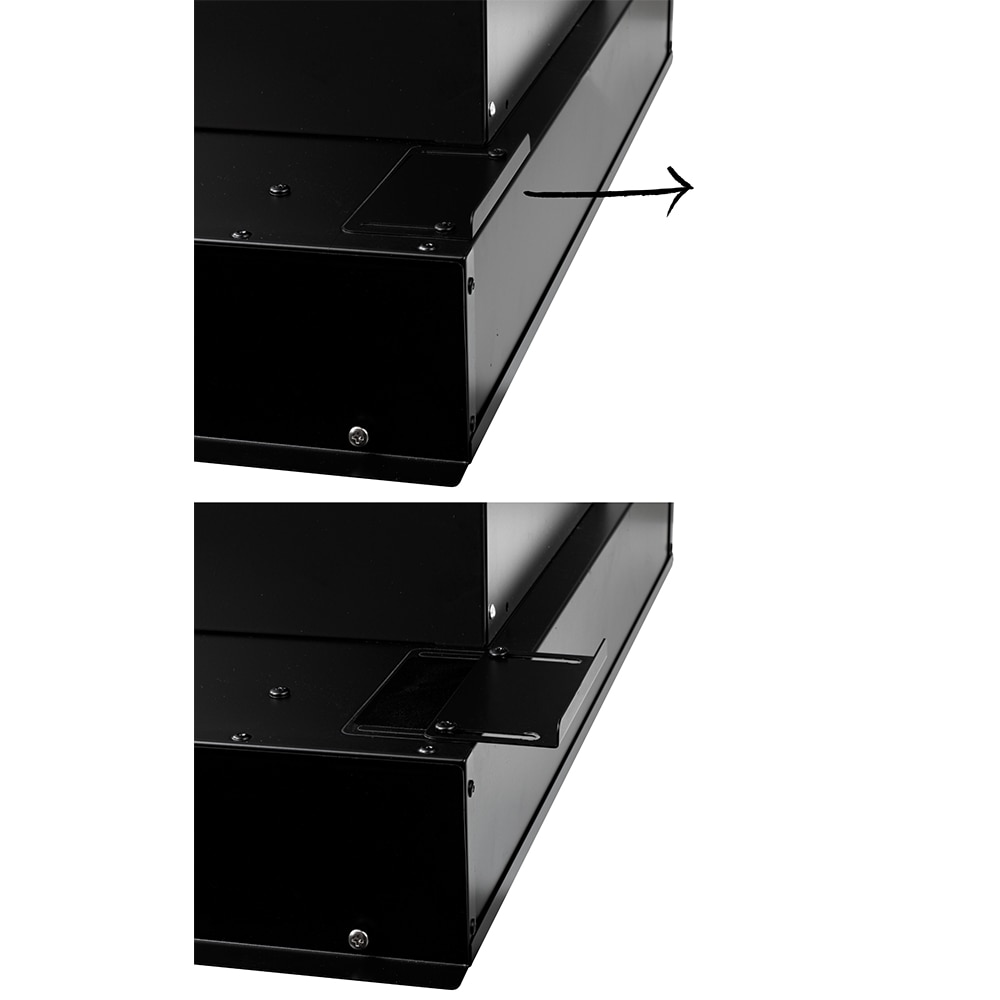 Hota incorporabila TURBIONAIRE Enia 60 B TEN60BB, 1 motor, 720 m3/h, L 60 cm, negru