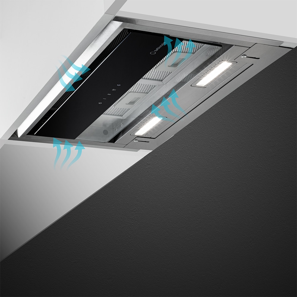 Hota incorporabila TURBIONAIRE Enia 60 S TEN60BS, 1 motor, 720 m3/h, L 60 cm, inox