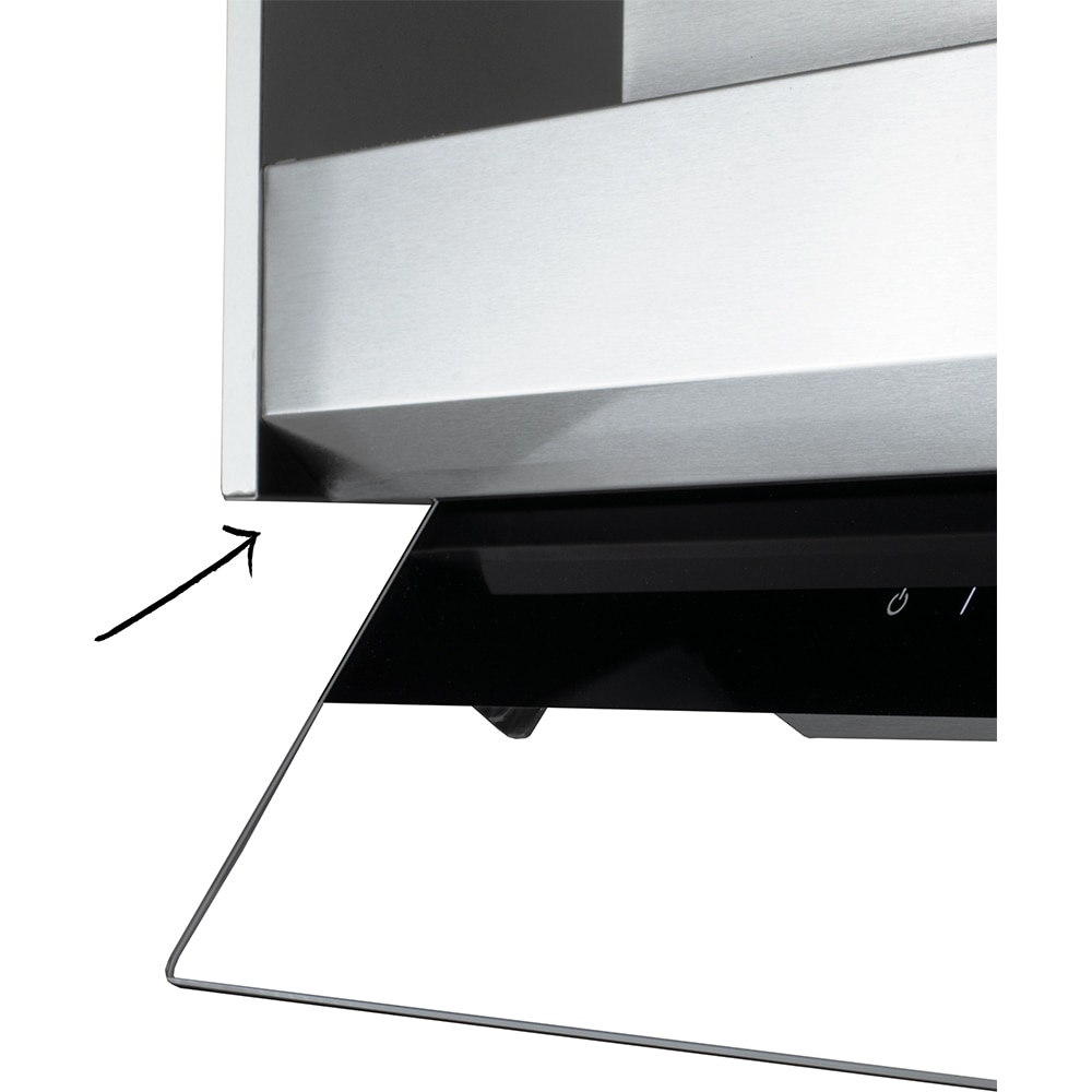 Hota incorporabila TURBIONAIRE Enia 60 S TEN60BS, 1 motor, 720 m3/h, L 60 cm, inox