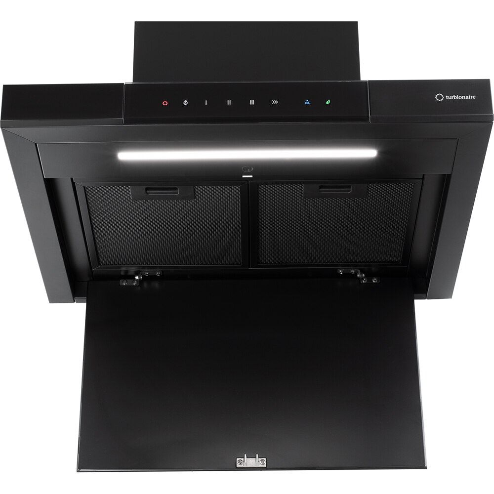 Hota decorativa TURBIONAIRE Elva 60 WB TEV60WB, 1 motor, 692 m3/h, L 60 cm, negru