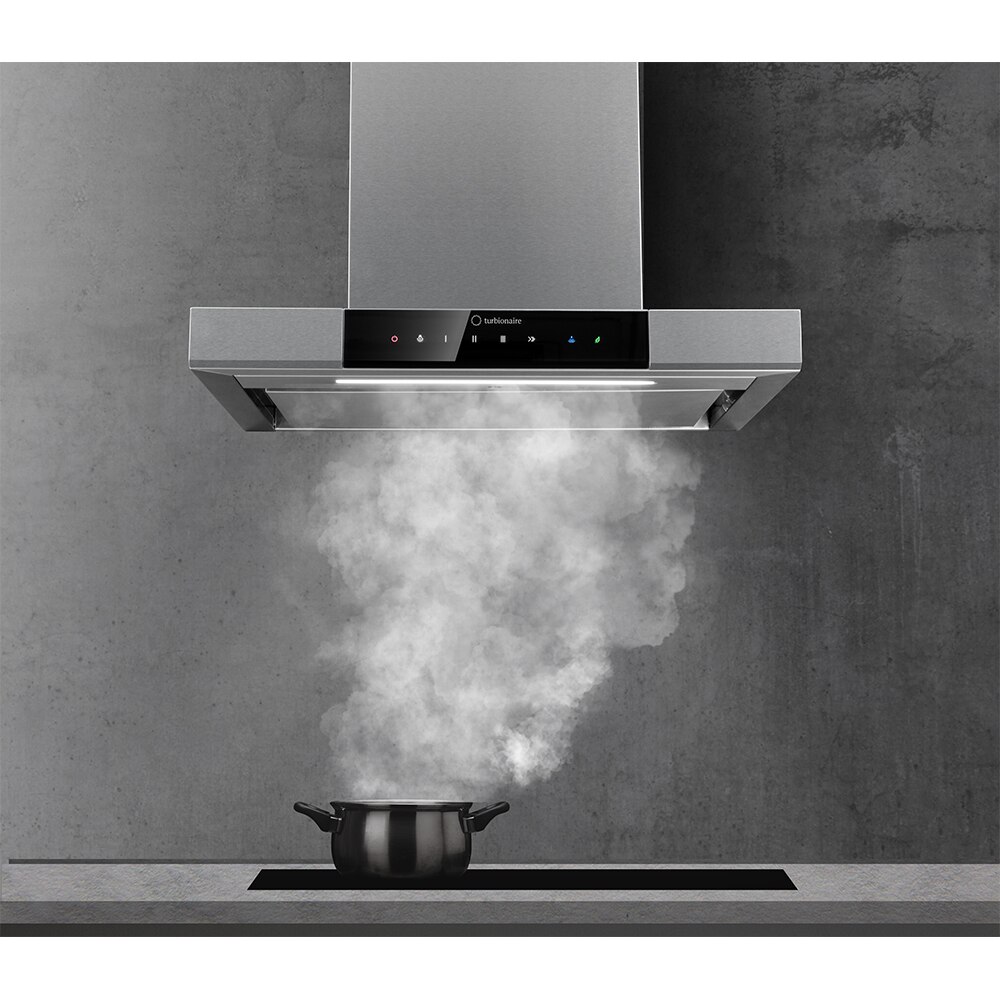 Hota decorativa TURBIONAIRE Elva 60 WS TEV60WS, 1 motor, 692 m3/h, L 60 cm, inox