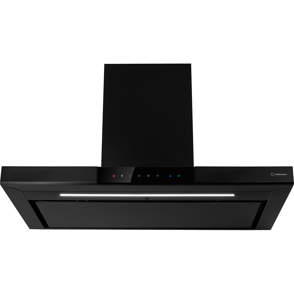 Hota decorativa TURBIONAIRE Elva 90 WB TEV90WB, 1 motor, 692 m3/h, L 90 cm, negru