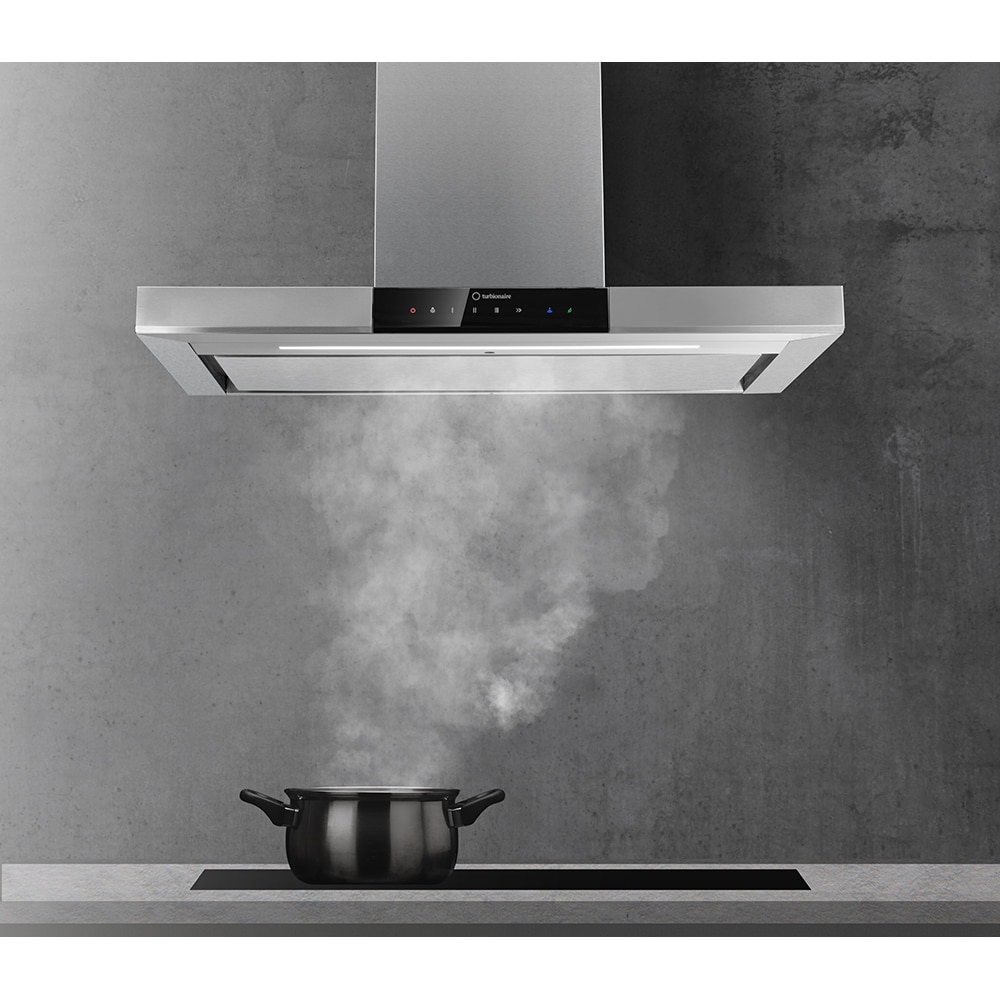 Hota decorativa TURBIONAIRE Elva 90 WS TEV90WS, 1 motor, 692 m3/h, L 90 cm, inox