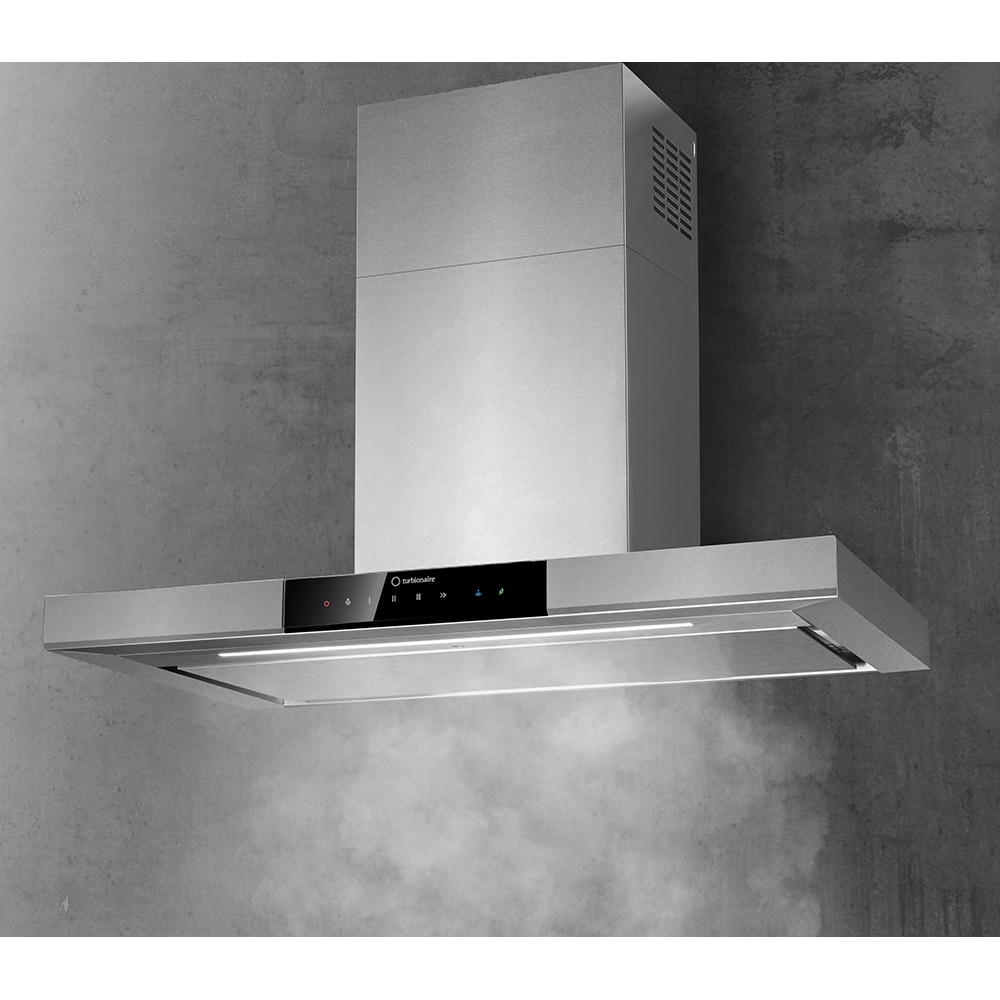 Hota decorativa TURBIONAIRE Elva 90 WS TEV90WS, 1 motor, 692 m3/h, L 90 cm, inox