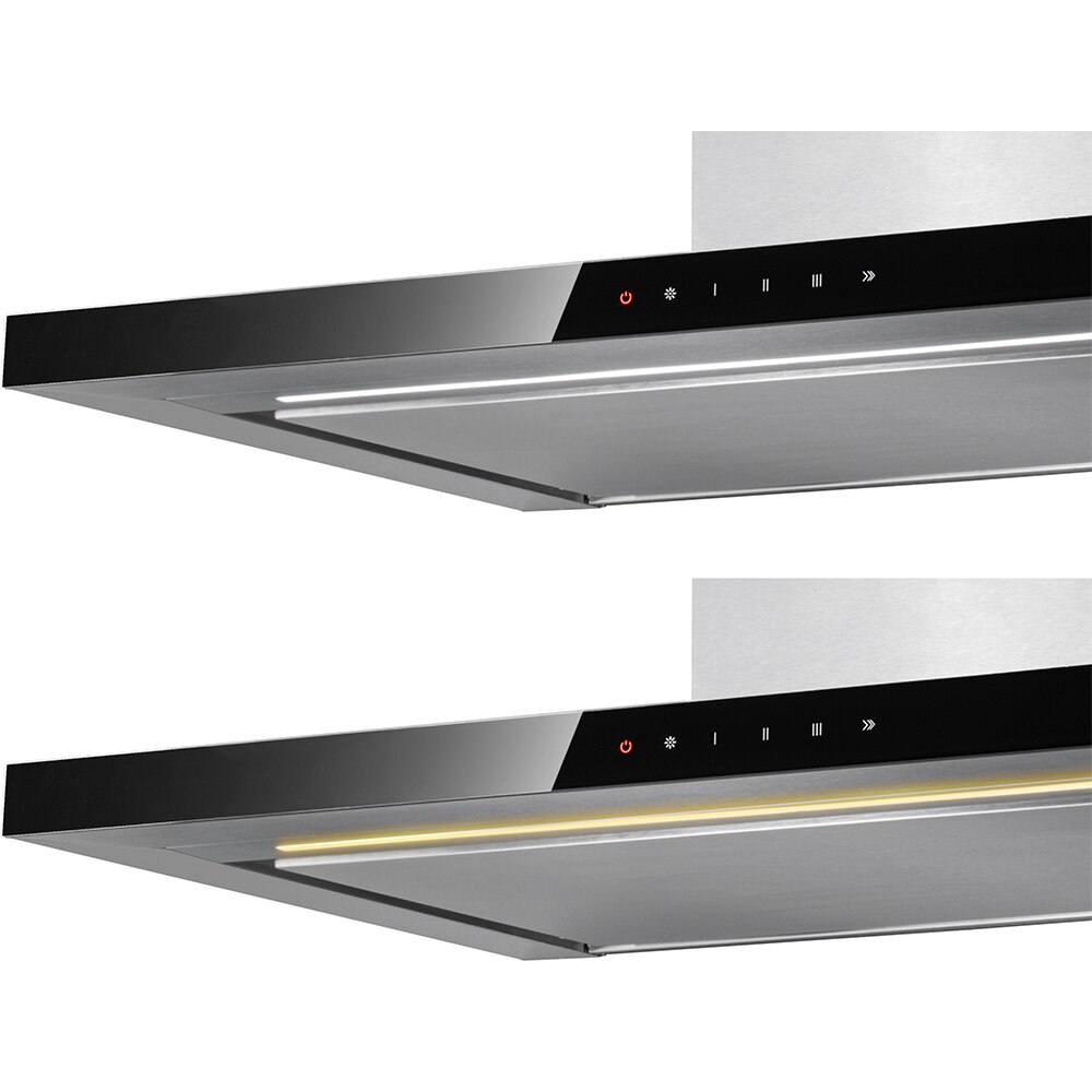 Hota decorativa TURBIONAIRE Elyn 90 S TEY90W, 1 motor, 706 m3/h, L 90 cm, inox