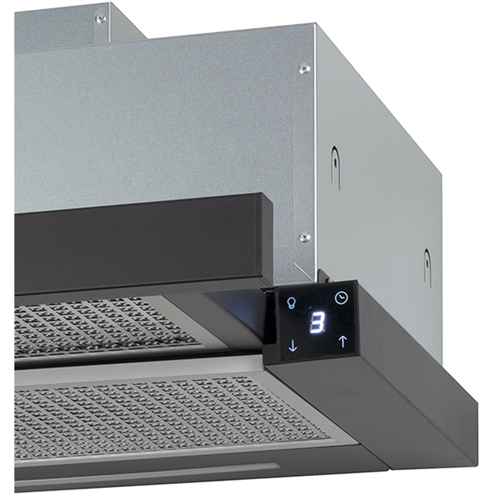 Hota incorporabila telescopica CATA TFH 6630 BK, 1 motor, 605m3/h, L 60 cm, negru