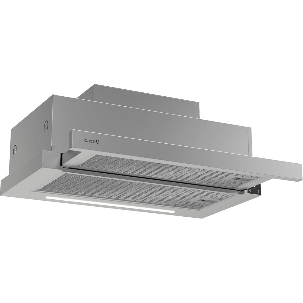 Hota incorporabila telescopica CATA TFH 6830 X, 1 motor, 795 m3/h, L 60 cm, inox