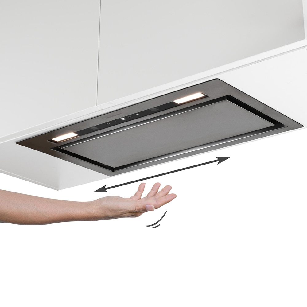 Hota incorporabila TURBIONAIRE Thea 50 S TH50RC, 1 motor, 607 m3/h, 52 cm, inox